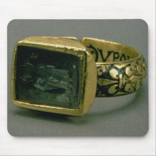 Signet ring of King Louis IX of France (St. Louis) Mouse Mat