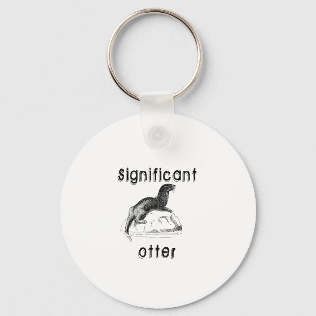 Significant Otter Key Ring (Front)