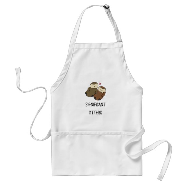 SIGNIFICANT OTTERS couple's shirts, accessories Standard Apron (Front)
