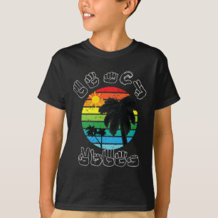 Signing Asl Sign Language Clothes Beach Deaf Aware T-Shirt