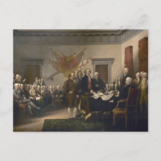 Signing of the Declaration of Independence Postcard