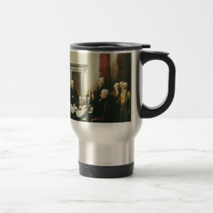 SIGNING OF THE DECLARATION OF INDEPENDENCE TRAVEL MUG
