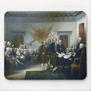 Signing The Declaration Of Independance Mouse Mat