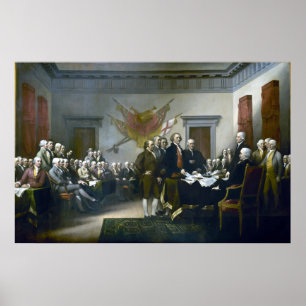 Signing The Declaration Of Independance Poster
