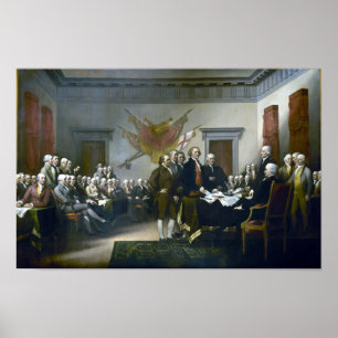 Signing The Declaration Of Independance Poster