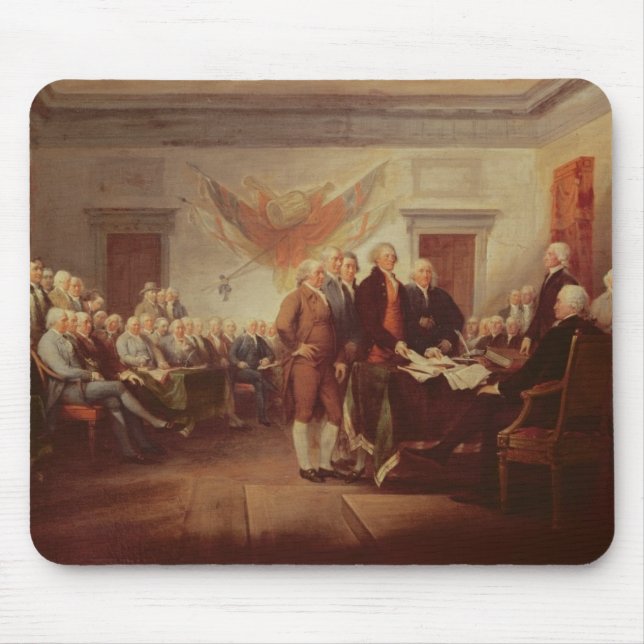 Signing the Declaration of Independence, 4th Mouse Mat (Front)