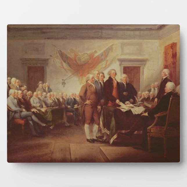 Signing the Declaration of Independence, 4th Plaque (Front)