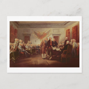 Signing the Declaration of Independence, 4th Postcard