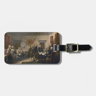 Signing the Declaration of Independence, July 4th Luggage Tag