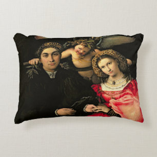 Signor Marsilio Cassotti and his Wife, Faustina Decorative Cushion