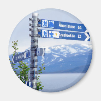 Signpost at Staloluokta Magnet