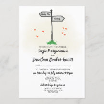 Signposts Hometown Wedding