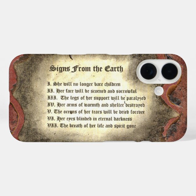Signs From The Earth Case-Mate iPhone Case (Back (Horizontal))