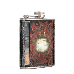 Signs From The Earth Hip Flask