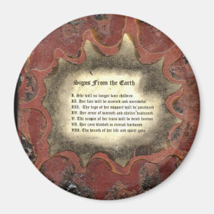 Signs From The Earth Magnet