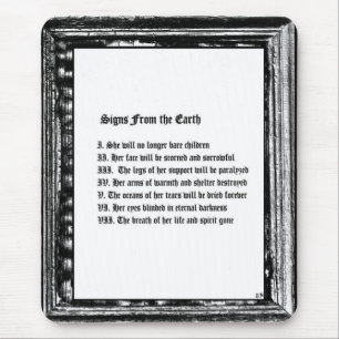 Signs From The Earth Mouse Mat