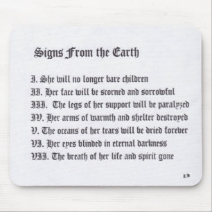 Signs From The Earth Mouse Mat