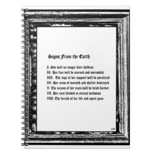 Signs From The Earth Notebook