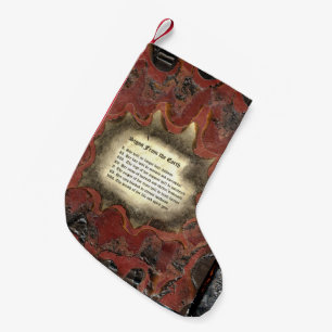 Signs From The Earth Small Christmas Stocking