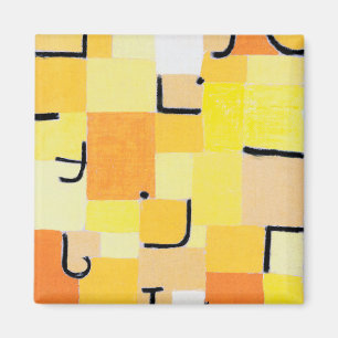 Signs in Yellow, Paul Klee Magnet