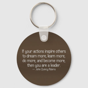 Signs of a true leader (2) key ring