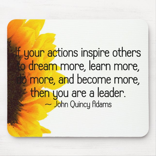 Signs of a true leader mouse mat (Front)