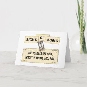 Signs of Aging - Hair Card
