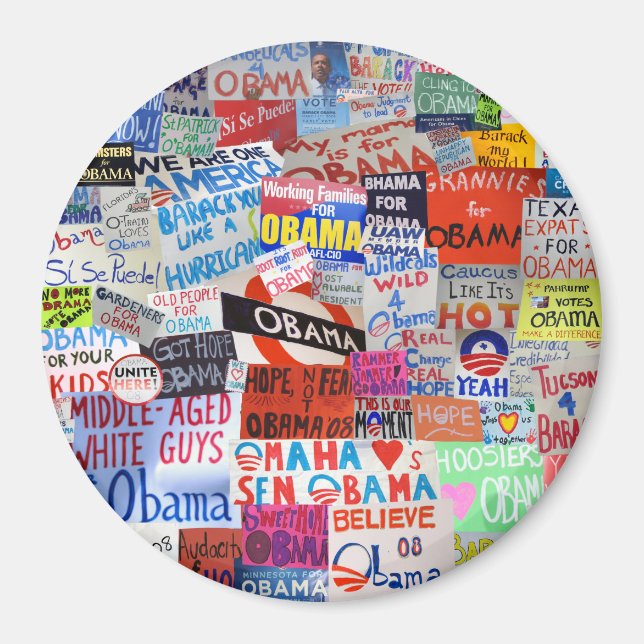 Signs of Hope Obama Magnet (Front)