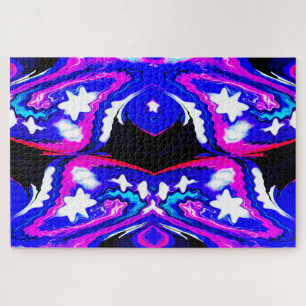 Signs of life in outer space art jigsaw puzzle