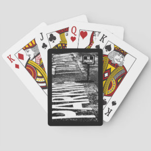 signs of reservation playing cards