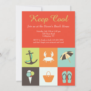 Signs of Summer Invitation