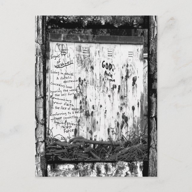 Signs of Weakness Postcard (Front)