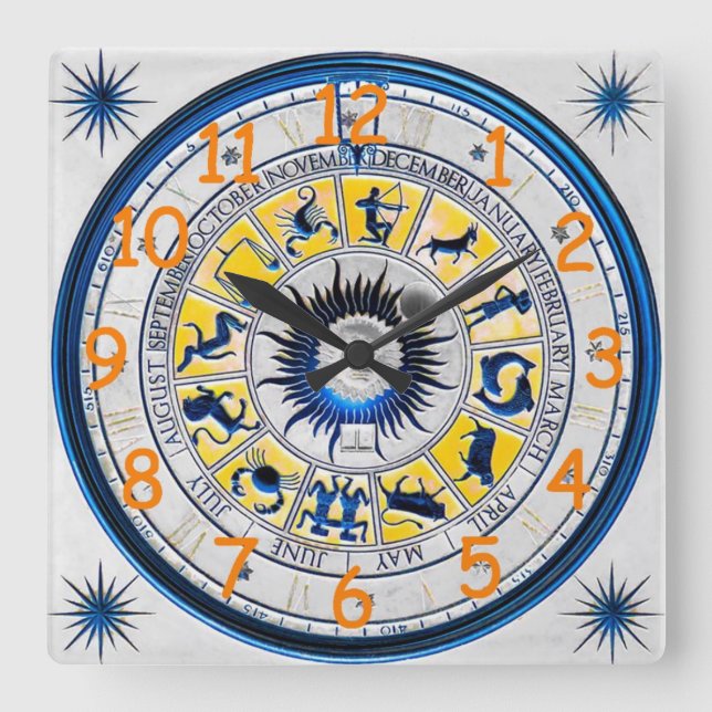 Signs Wall Clock (Front)