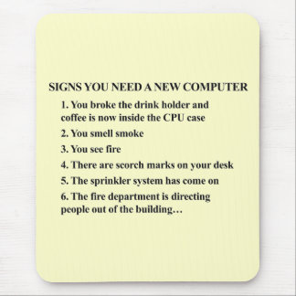 Signs you need a new computer 2 mouse mat