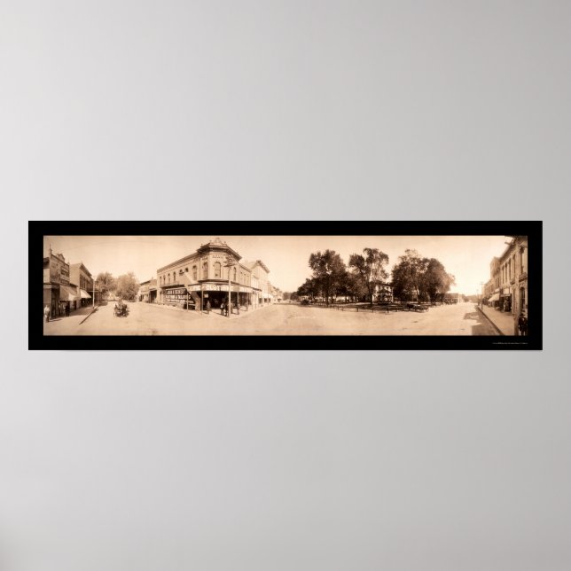 Sigourney Iowa Photo 1908 Poster (Front)