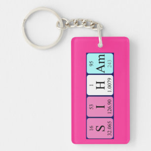 Siham periodic table name keyring