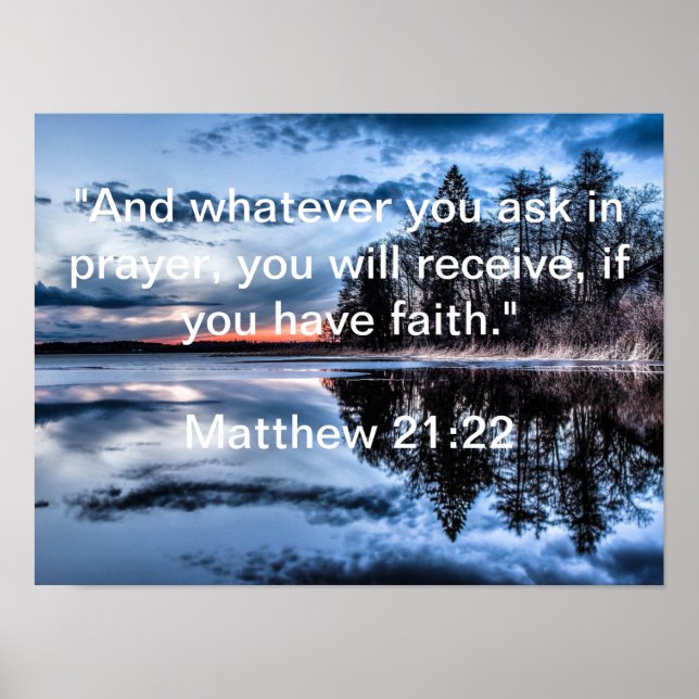SIIE Matthew 21:22 Poster (Front)