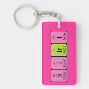Siiri periodic table name keyring