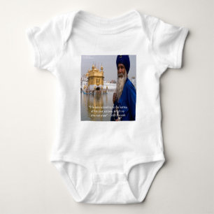 Sikh Actions/Karma Proverb Baby Bodysuit
