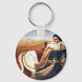 Sikh Art: Baba Deep Singh Key Ring