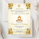 Sikh Birthday Invitation Card, Sukhmani Sahib Card<br><div class="desc">Make your child birthday celebration memorable & Invite your guests with this beautiful floral Sri Sukhmani Sahib Path baby birthday invitation template. Save time and money by sending your invitations electronically. All wording are editable according to your function and Its perfect for birthdays. This Invitation is available as a instant...</div>