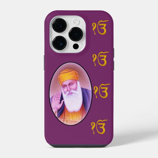 Sikh Guru Nanak Dev Iphone Case (Back)