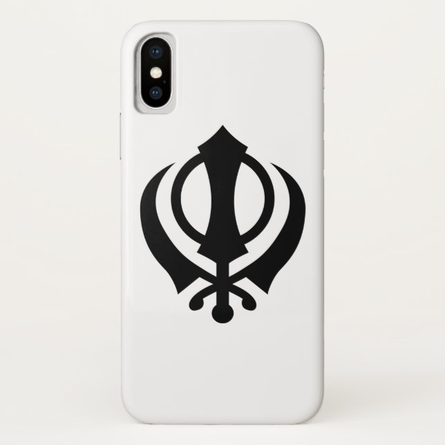 Sikh Khanda Case-Mate iPhone Case (Back)