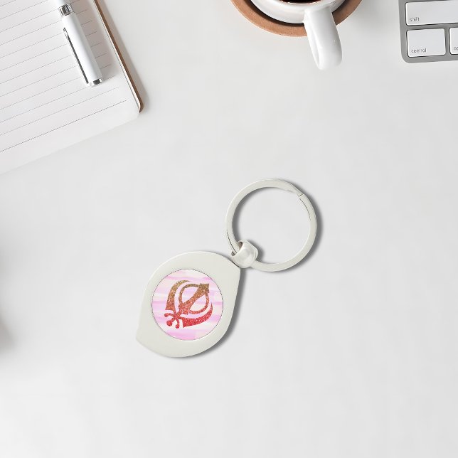 Sikh Khanda "Fearless & Free"  Key Ring (Creator Uploaded)