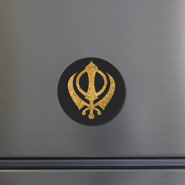 Sikh Khanda "Fearless & Free"  Magnet (Creator Uploaded)