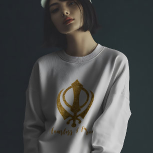 Sikh Khanda "Fearless & Free"  Sweatshirt