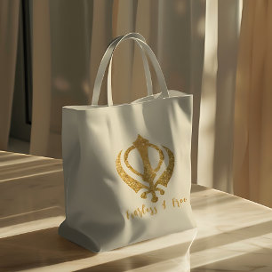 Sikh Khanda "Fearless & Free" Tote Bag