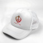 Sikh Khanda "Fearless & Free" Trucker Hat<br><div class="desc">Introducing the Sikh Khanda "Fearless & Free" Trucker Hat, a symbol of courage and liberation. This stylish hat features the iconic Sikh Khanda emblem, representing strength and unity. Crafted with high-quality materials and designed for comfort, it includes a breatheable mesh back ideal for outdoor adventures. Whether you're exploring the outdoors...</div>