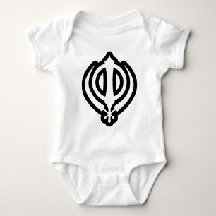 Sikh Khanda Khalsa Sikhism Punjabi Design Baby Bodysuit