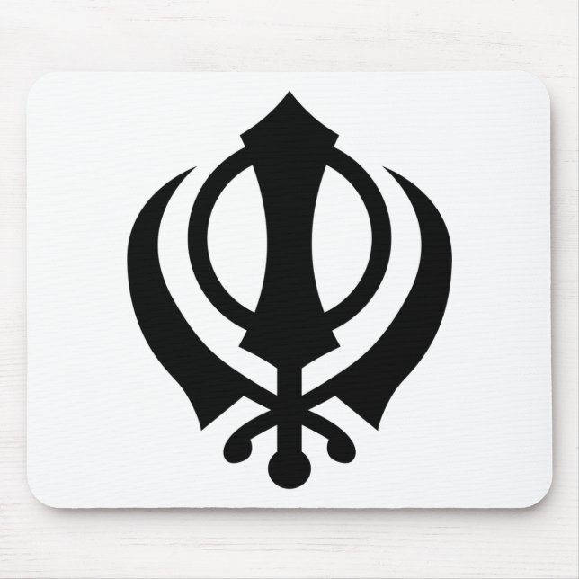 Sikh Khanda Mouse Mat (Front)